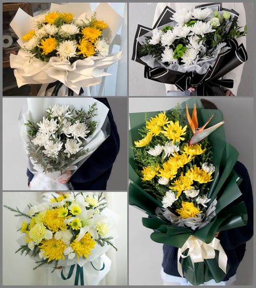 广东汕头市潮南区红场镇大溪坝村白事花束代送